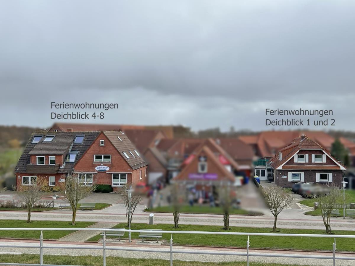 Deichblick 6 In Norddeich- Urlaub Mit Meerblick Am Strand Норден Экстерьер фото